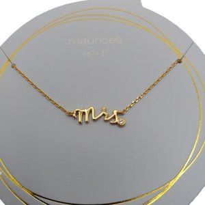 Maurices "Mrs" Necklace